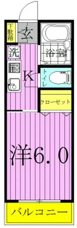 メゾンオーキスA 2階階 間取り