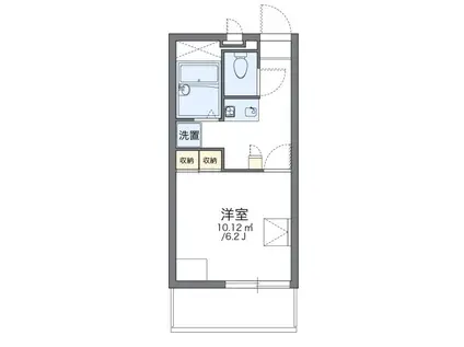 レオパレスオーキッドII(1K/2階)の間取り写真