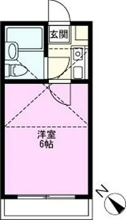 ジュネパレス越谷第14 1階階 間取り