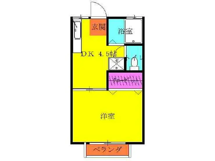 パールハイツ宮町 2階階 間取り