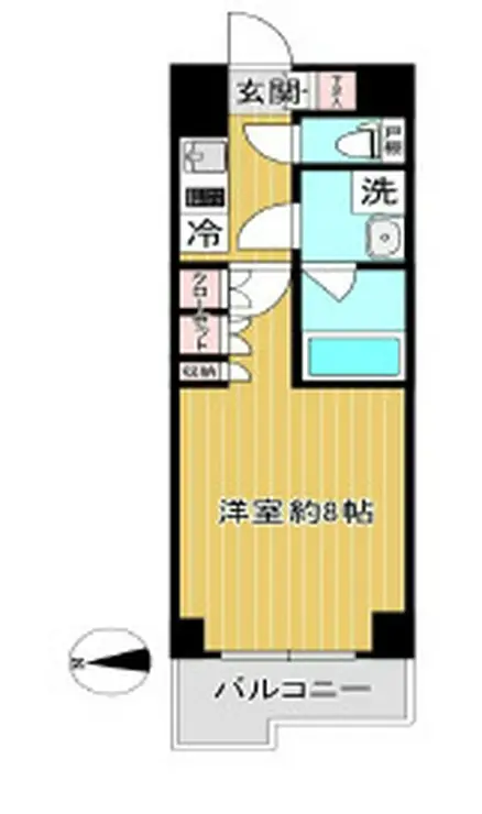 ルーブル横濱江ケ崎町 2階階 間取り
