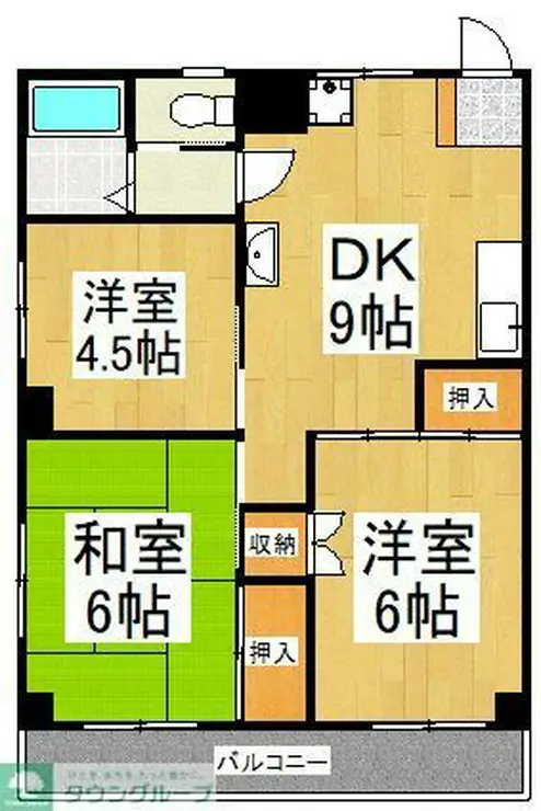 メゾンホソダA 1階階 間取り
