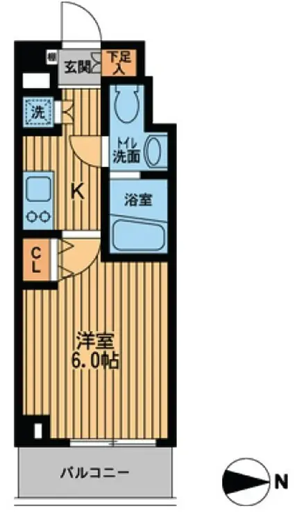 プライムアーバン中野上高田 1階階 間取り