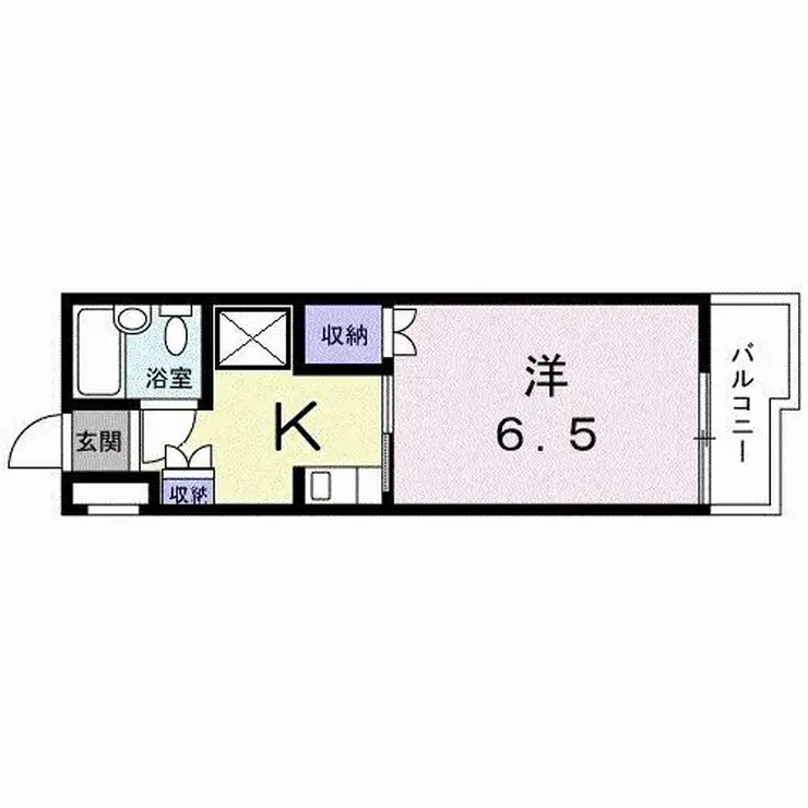 カーサビアンカ 3階階 間取り