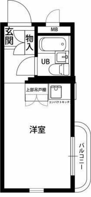 アーバンホーム日野台(ワンルーム/3階)の間取り写真