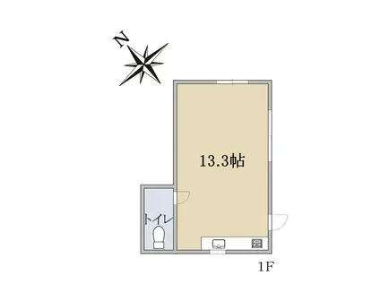 鎌倉市台3丁目戸建(ワンルーム/1階)の間取り写真