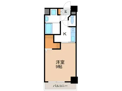 SーRESIDENCE安城ADORABLE(1K/7階)の間取り写真