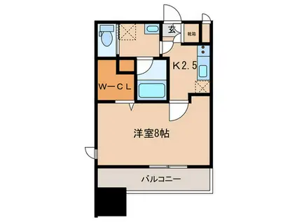 SDコート金山(1K/7階)の間取り写真