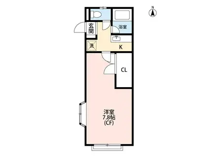 グランプレオ(1K/3階)の間取り写真