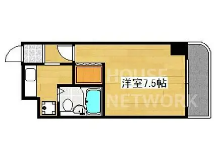 メゾンドレスポワール(1K/5階)の間取り写真