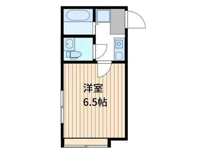 グリーン春日(1K/2階)の間取り写真