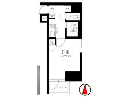 西落合ローヤルコーポ(2K/2階)の間取り写真