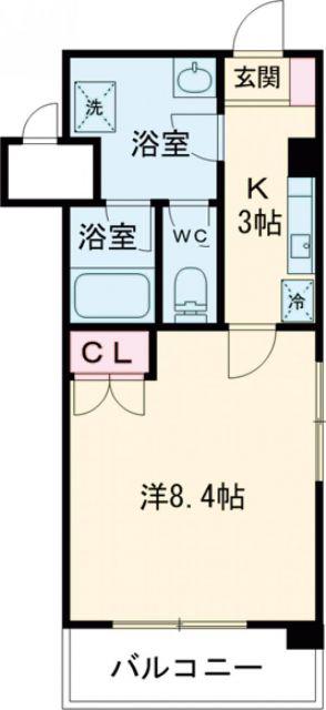 ESPOIR ONJI(1K/5階)の間取り写真
