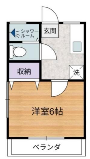 ダイワハイツ(1K/1階)の間取り写真