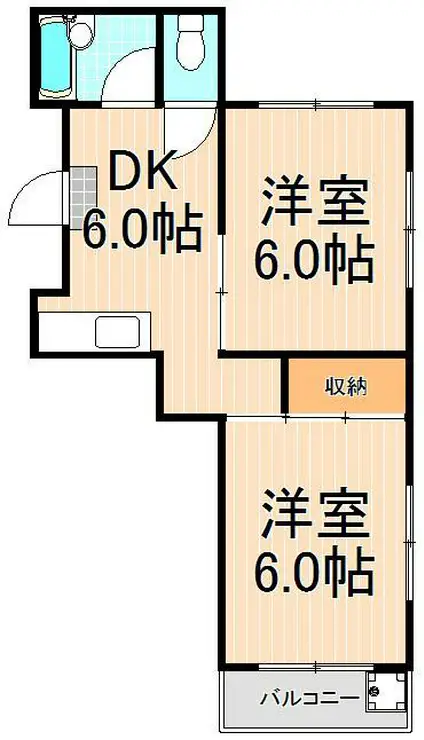 グラシア梅田 2階階 間取り