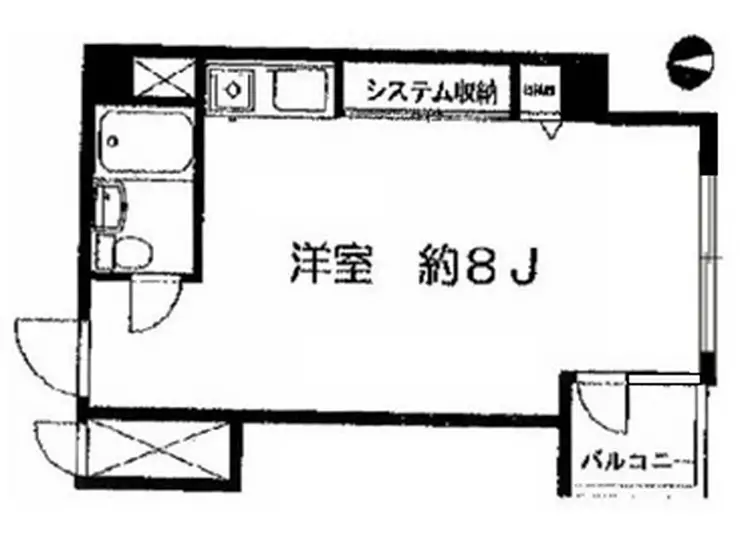 ロジマン西麻布 4階階 間取り