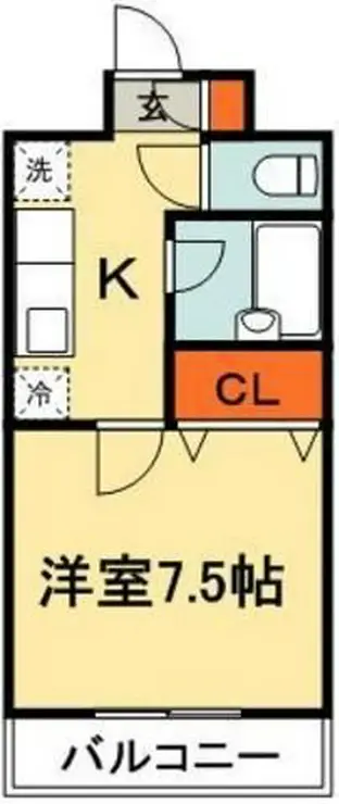 サンコート中島 3階階 間取り