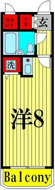 ライオンズプラザ綾瀬 3階階 間取り