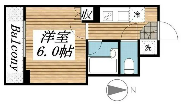 ルーブル池上六番館 4階階 間取り