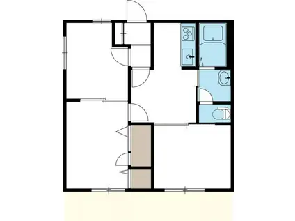 M-III(3DK/1階)の間取り写真