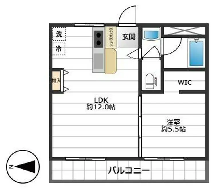 メトロサイド 4階階 間取り