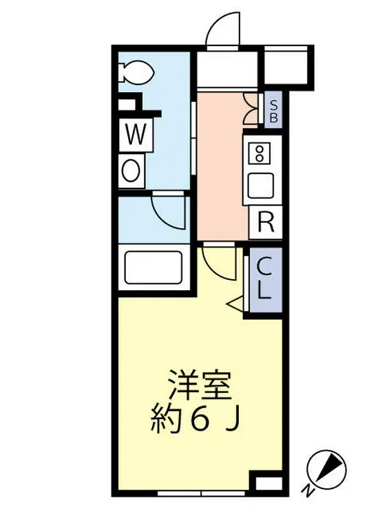スカイコートパレス大田鵜の木 4階階 間取り