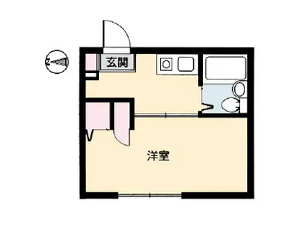 コーポエクシード(1K/2階)の間取り写真