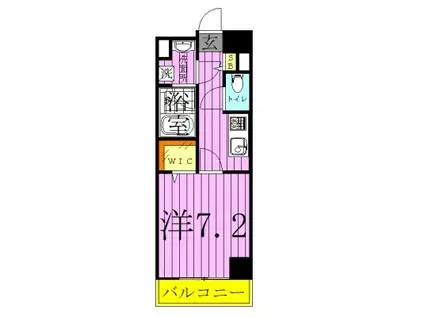 SHINSUI REIWA(1K/3階)の間取り写真