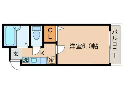 ビレイユ真英四条柳馬場(1K/5階)の間取り写真
