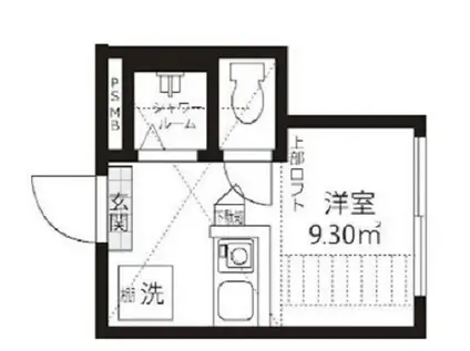 PONT DU GARD(ワンルーム/2階)の間取り写真