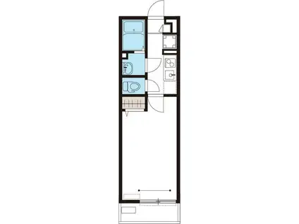 リブリ・錦町(1K/3階)の間取り写真