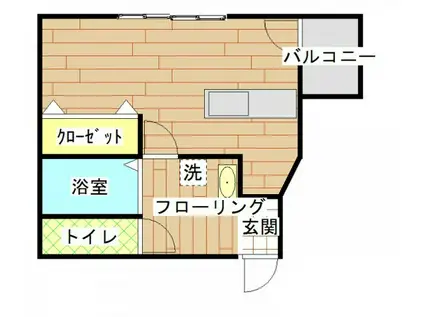 金屋町グランデ(ワンルーム/8階)の間取り写真