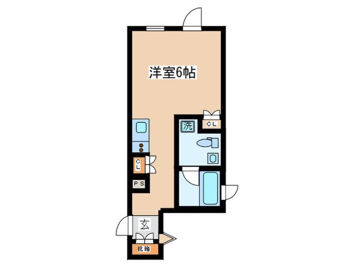 FARE住吉III(ワンルーム/5階)の間取り写真
