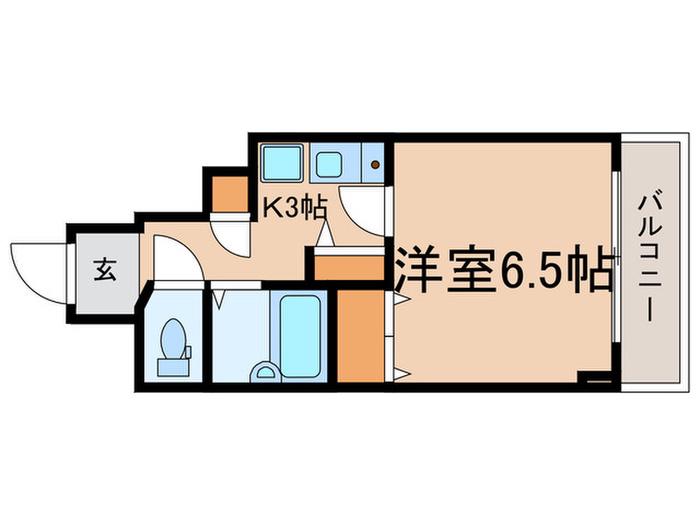 サンテミリオン目白(1K/8階)の間取り写真