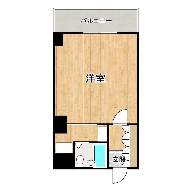 GRAN PINO 桃山台(ワンルーム/4階)の間取り写真