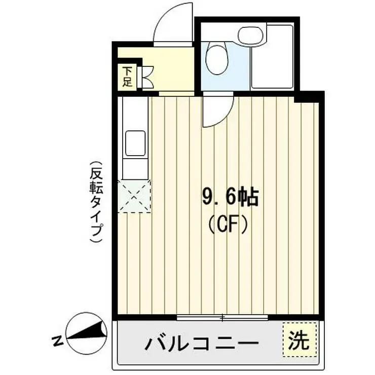 日東ハイツ 4階階 間取り