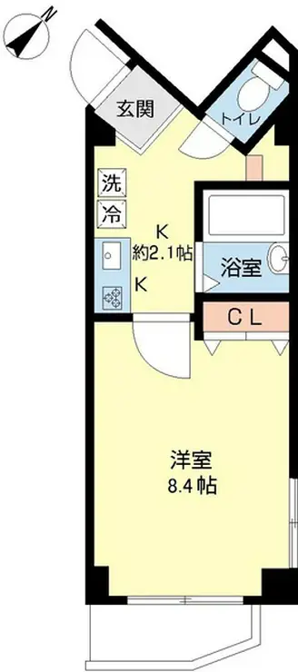 スペースアメニティ梶が谷1丁目 7階階 間取り