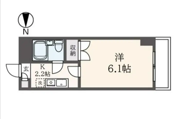 ワコーレ八幡山 5階階 間取り