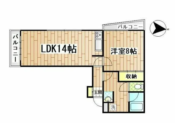 ヴィラMGⅡ 2階階 間取り