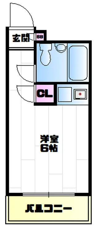 パレドール八王子 5階階 間取り
