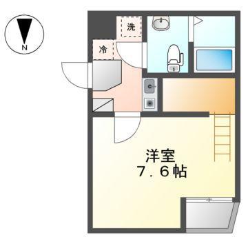 コンフォート泉(1K/3階)の間取り写真