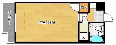 シティハイツ中津口(ワンルーム/7階)の間取り写真