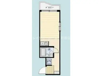 スカイコート綱島第2(ワンルーム/2階)の間取り写真