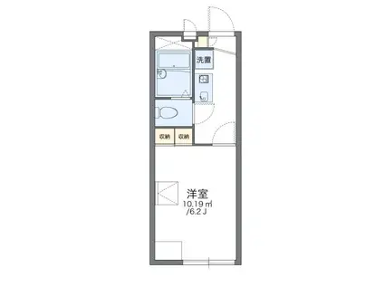 レオパレスアゼリアI(1K/2階)の間取り写真