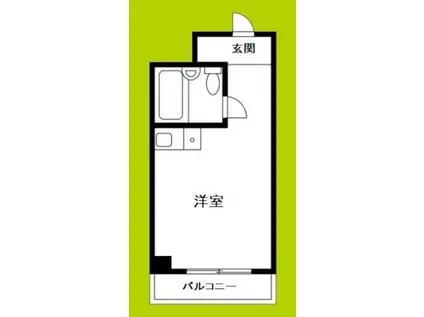 ライオンズマンション日本橋(ワンルーム/4階)の間取り写真