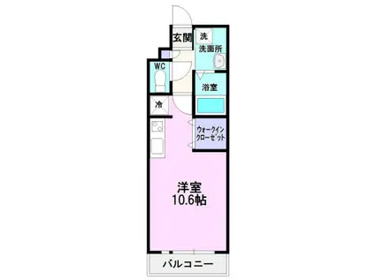 マ・シェリ孫(ワンルーム/3階)の間取り写真