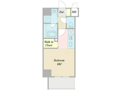 アビタシオン内山(ワンルーム/6階)の間取り写真