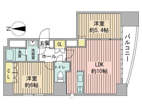 ADEN宮の森(3LDK/3階)の間取り写真