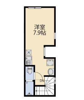 グランディール多摩川(ワンルーム/3階)の間取り写真