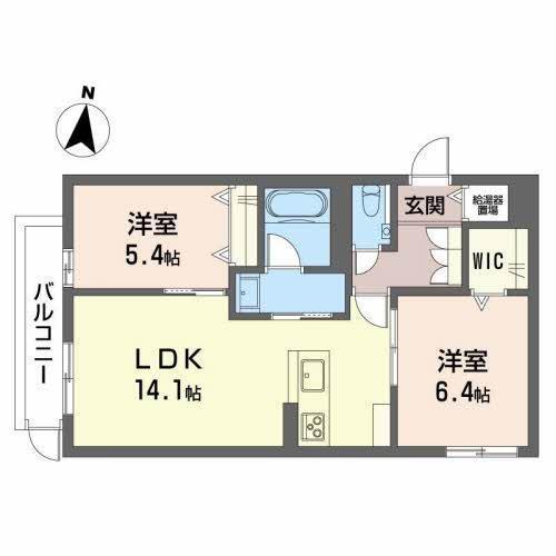 アルタ・クオリタ(2LDK/1階)の間取り写真